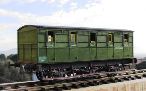 3rd class carriage - Cie Avignon à Marseille - 1/32° scale