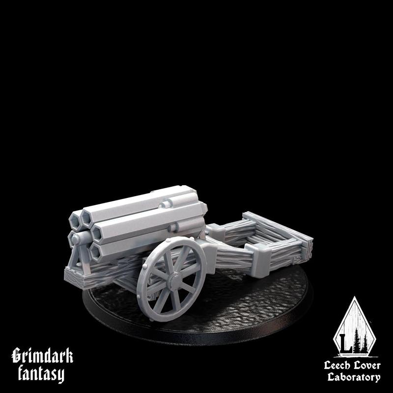 The Pompadour - artillery for miniature-agnostic grimdark wargames