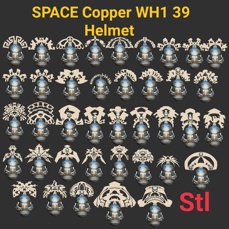 39 SPACE Copper WH1 Helmet | Collection 1