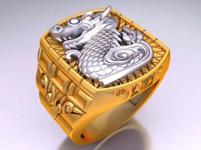 Dragon Ring - Mens Rings - N296