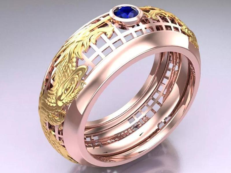 Double Dragon Ring - N6184