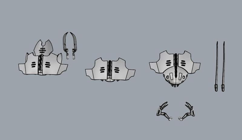 PRESUPPORTED - fully customizable space-egyptian-terminator mecha crypt chaser / crypt guardian