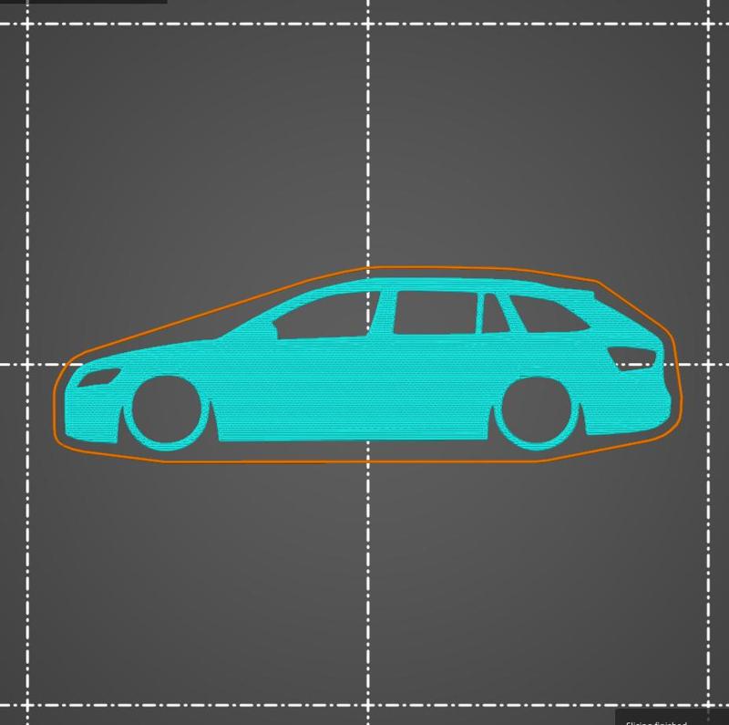 Skoda SuperB mk3 b8 2015 Wagon key silhouette