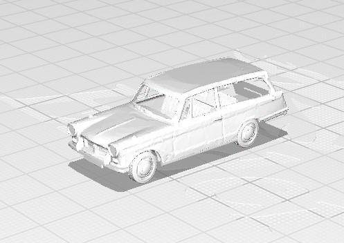 HO scale Triumph Herald Estate Wagon