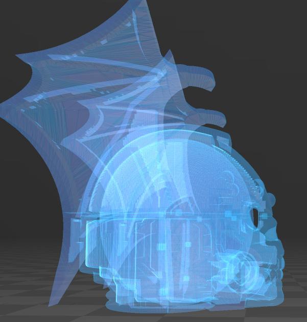 WAERABLE HELMET- Night Lords