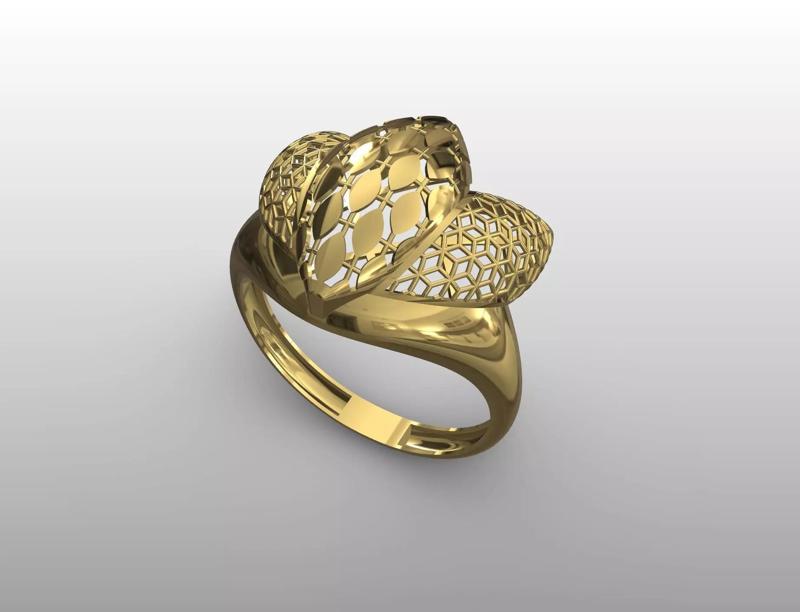 Lattice Bloom Ring
