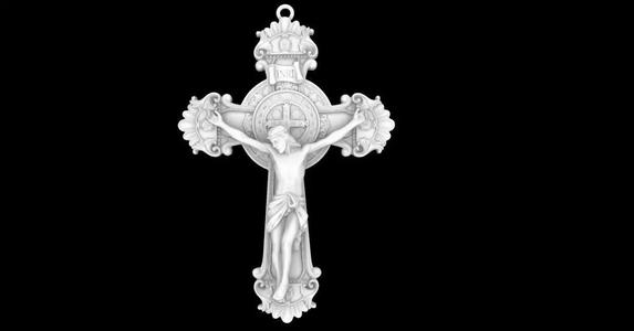 Very detailed Saint Benedict crucifix