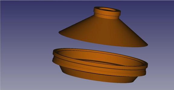 Decorative Moroccan mini tagine