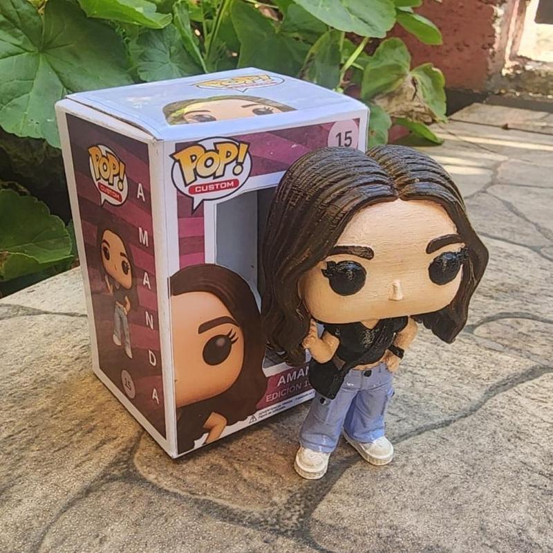 Wavy Hair Girl with FUNKO Wallet