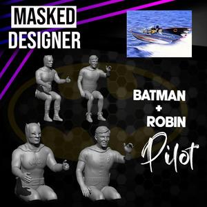 BATMAN AND ROBIN PILOT HOTWHEELS