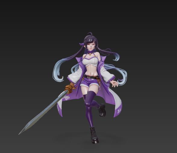 Anime Girl Swordmaster