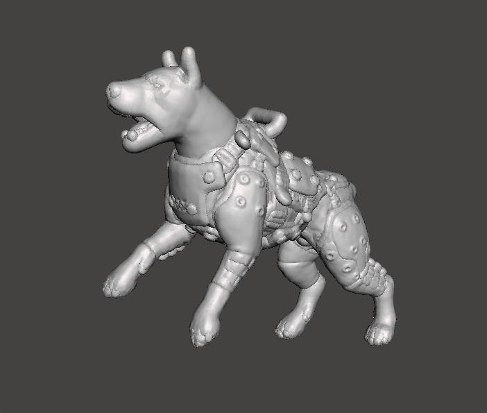 KAMPFHUND 1961 ATTACKING MINIATURE MODEL FIGURE FOR SCIFI GAMES RPG DND