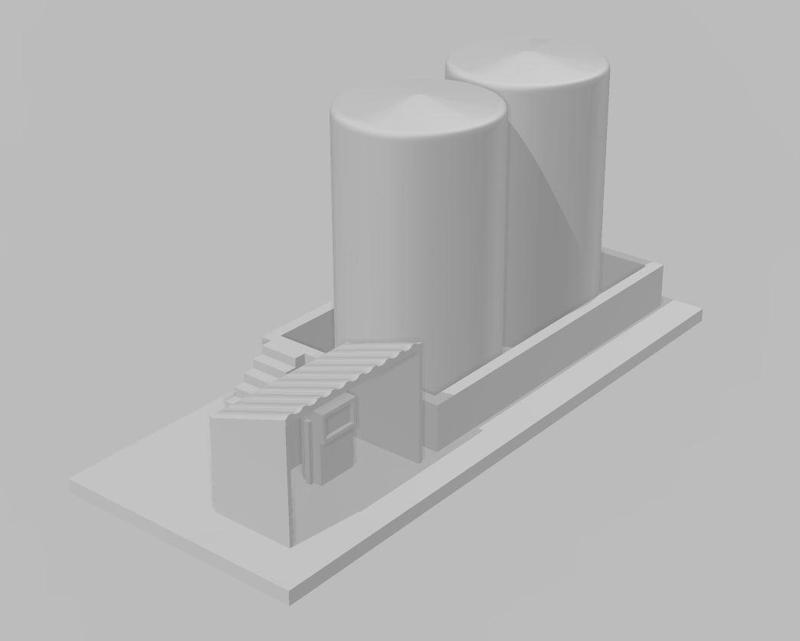 diesel station depot HO