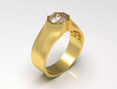 man diamond ring mr0136