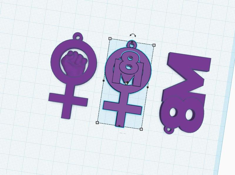 8M / Womens Day Keychains