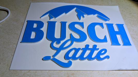 Busch Latte Litho