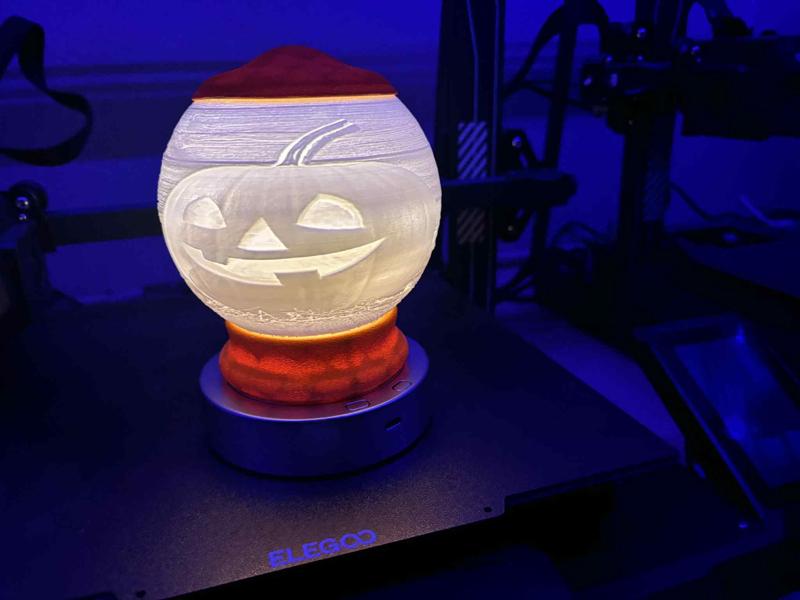 halloween litho ball