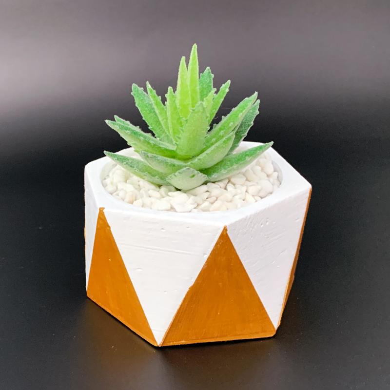 3D Pot mold for casting - Geometric Pot