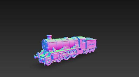 3D Train Locomotive