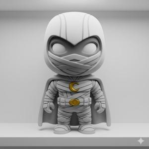 🌙 Moon Knight Funko Pop! - The Fist of Khonshu! (3D Print Ready!) 👊