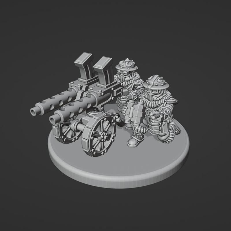 Void Troopers: Heavy Weapon Teams pt.2 (15mm, Pre-Supported)