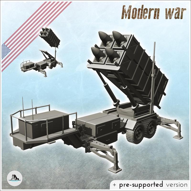 US MIM-104 Patriot air defense battery system (3) - Cold Era Modern Warfare Conflict World War 3 Afghanistan Iraq Yugoslavia