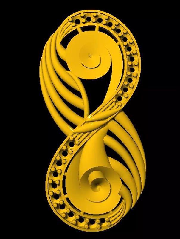 Sidepiece infinity symbol