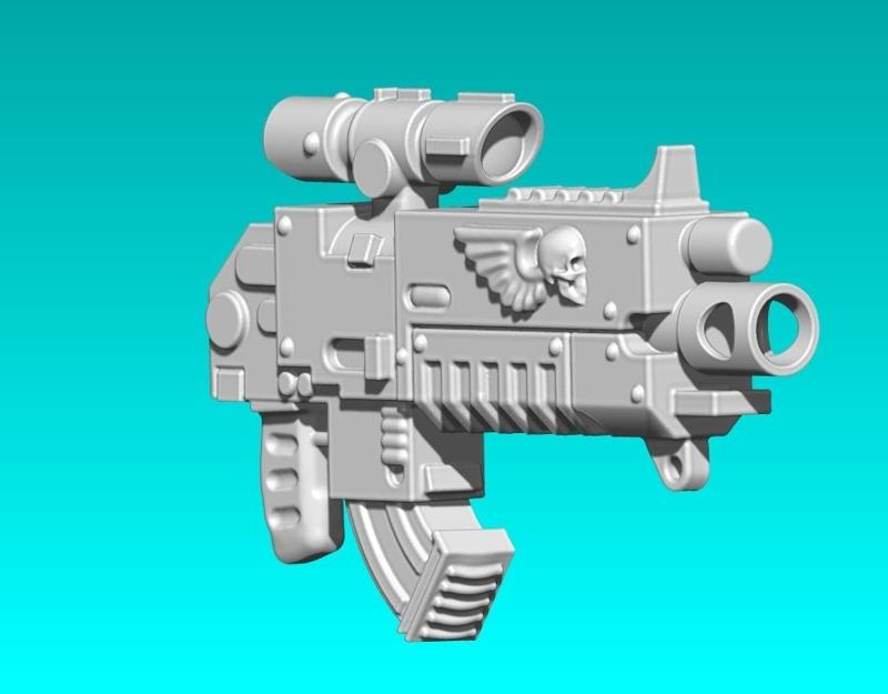 miniature wargaming sniper rifle