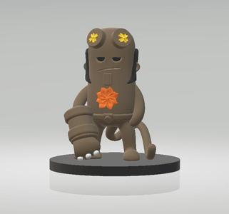 Mini Hellboy toy Hellboy 3D  printable model