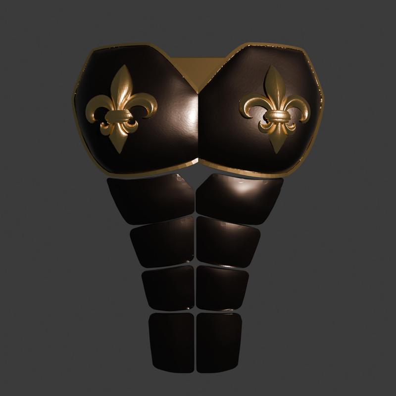 Adepta Sororitas (Sister of Battle) chest armor for cosplay