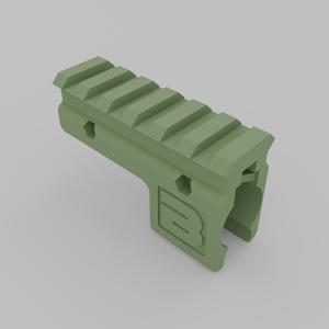 Rail mount for KWC Colt Python 6", type 2