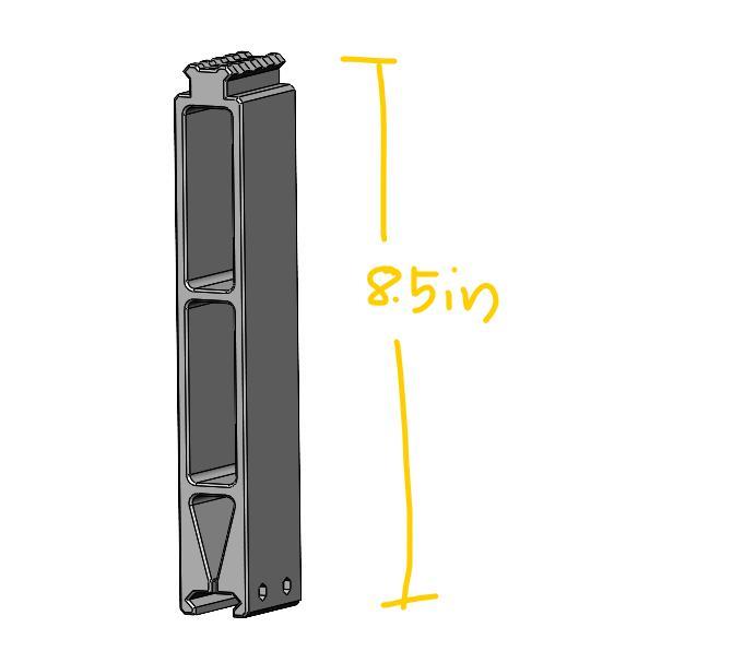 8.5inch Riser Picatiny