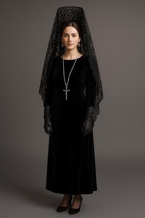 mantilla semana santa cofradias