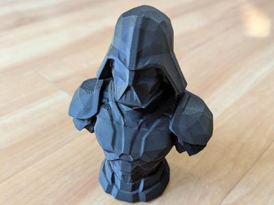 Darth Vader Bust Low Poly
