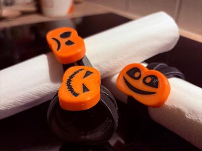 Halloween themed napkin rings