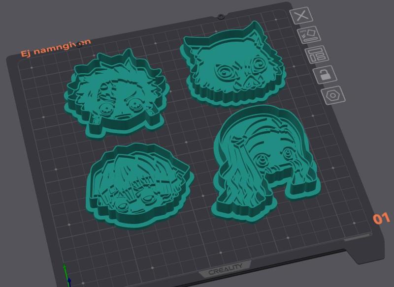 Demon Slayer Cookie Cutters