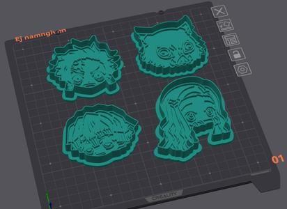 Demon Slayer Cookie Cutters