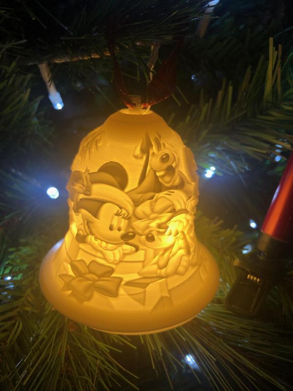 MINI christmas bell litho DISNEY