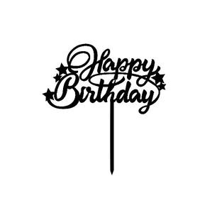 happy birthday topper