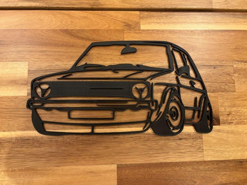 Line art VW Golf MK1