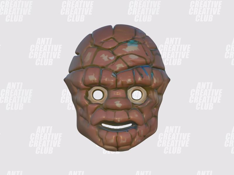 Fantastic 4 The Thing Kids Mask