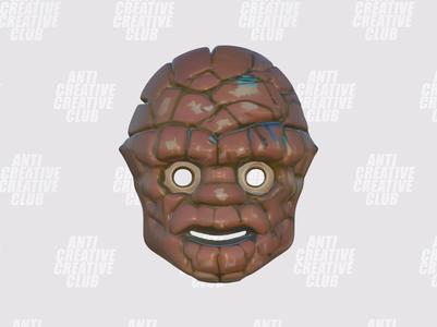 Fantastic 4 The Thing Kids Mask