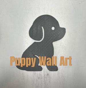 Puppy Wall Art - Grid Quest