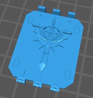 Dark Gloomy Angels Land Raider Doors