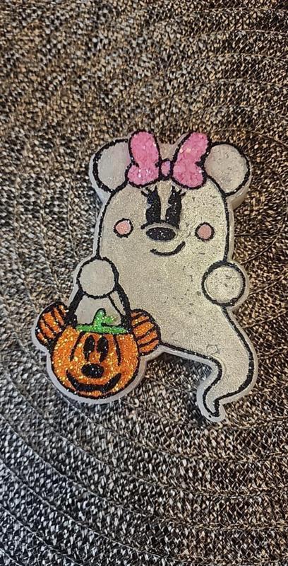 Halloween Minnie Mouse Ghost Freshie Mold - 3D Model Mold Box for Silicone Freshie Moulds