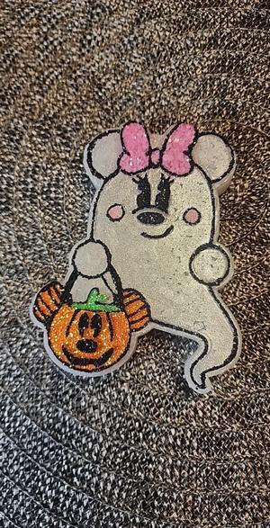 Halloween Minnie Mouse Ghost Freshie Mold - 3D Model Mold Box for Silicone Freshie Moulds