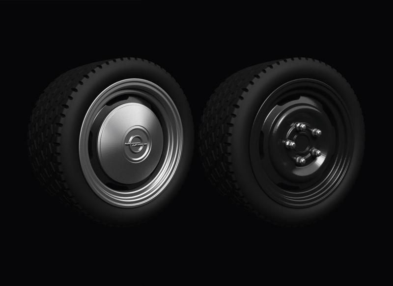 2 in 1 Basic Opel Admiral wheels