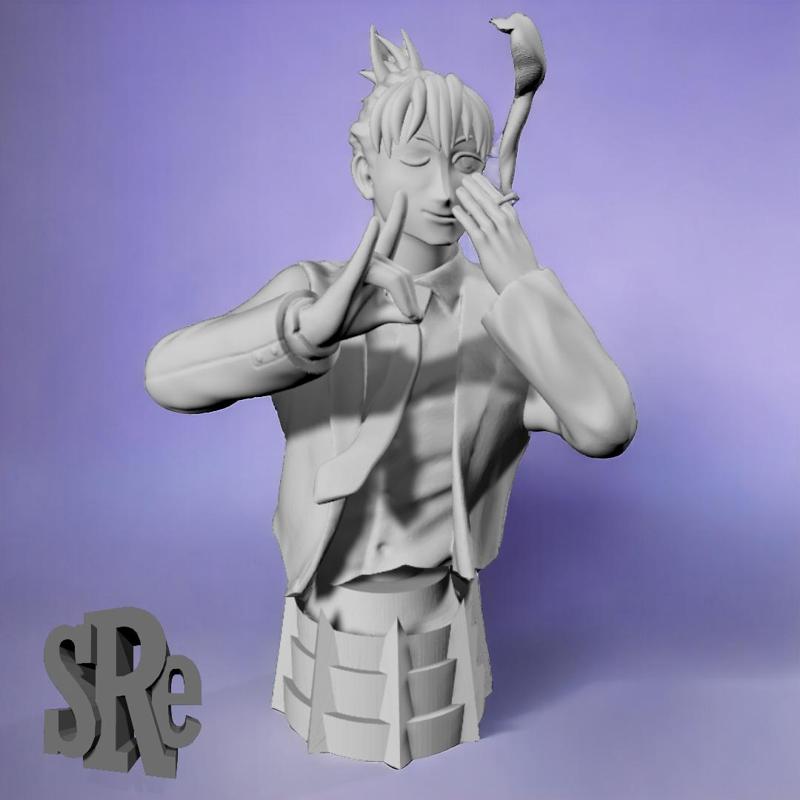 Aki Hayakawa Bust - Chainsaw Man