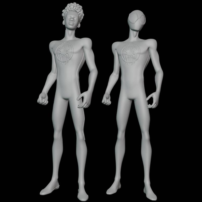 Miles Morales Spider-Man Across the Spider-verse Marvel Figure