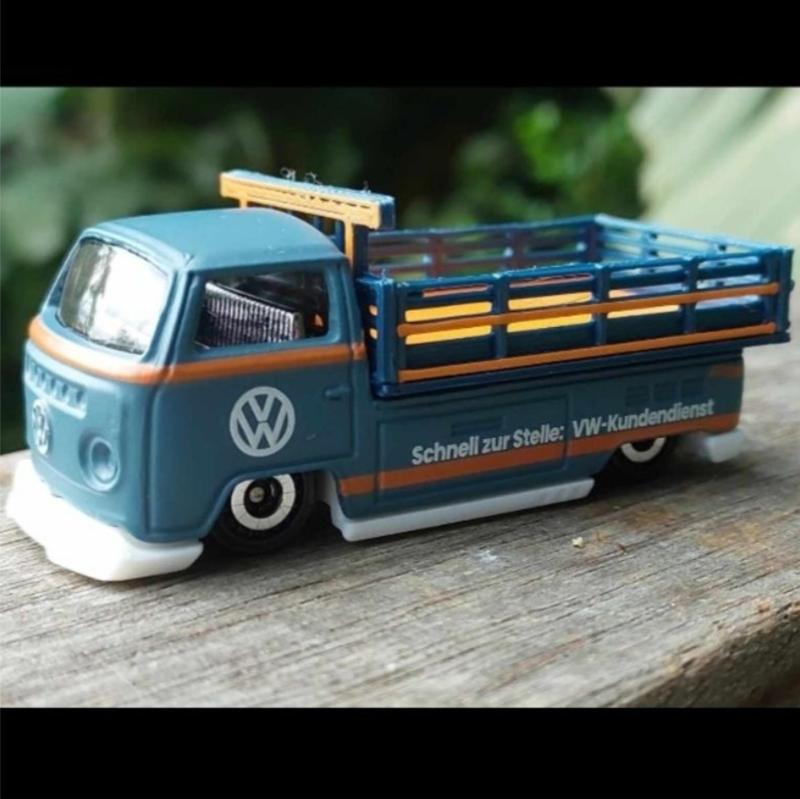 KOMBI T2 PICKUP HOTWHEELS CAR TRUCK BRASILIAN WOOD